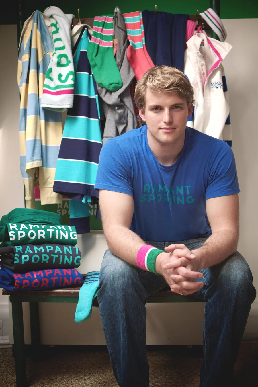 Richard Hurtley during his Rampant Sporting founder years